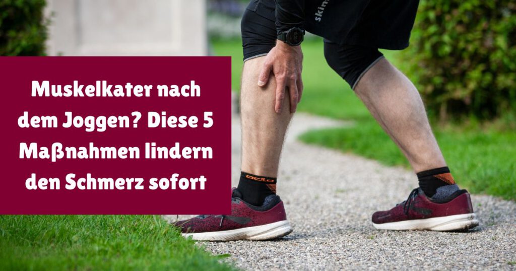 Erfahre, wie du Muskelkater nach dem Joggen lindern kannst, um schnell wieder schmerzfrei laufen und damit trainieren zu können. Das hilft wirklich!